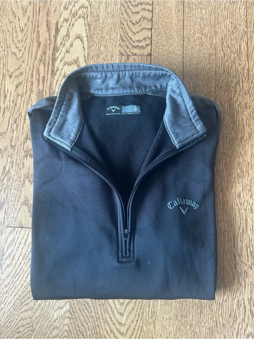 Callaway Men's Black Half-Zip Golf Pullover